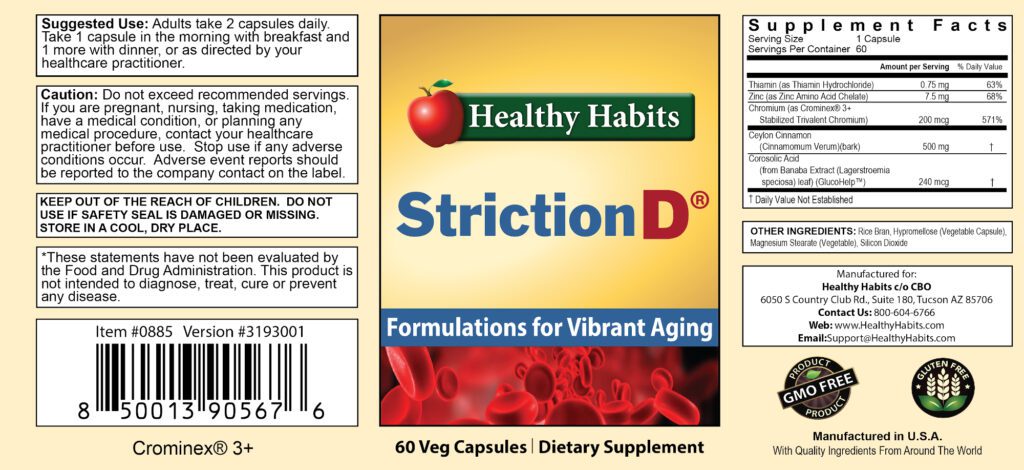 strictiond - dosage and instructions