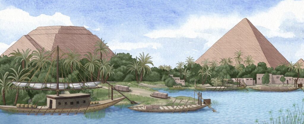 Nile's evolution during ancient Egypt