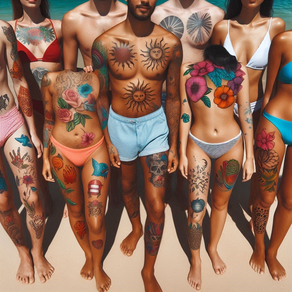 beach tattoo ideas