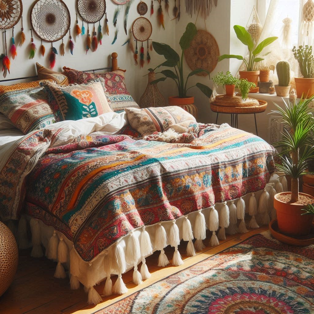 boho comforter set