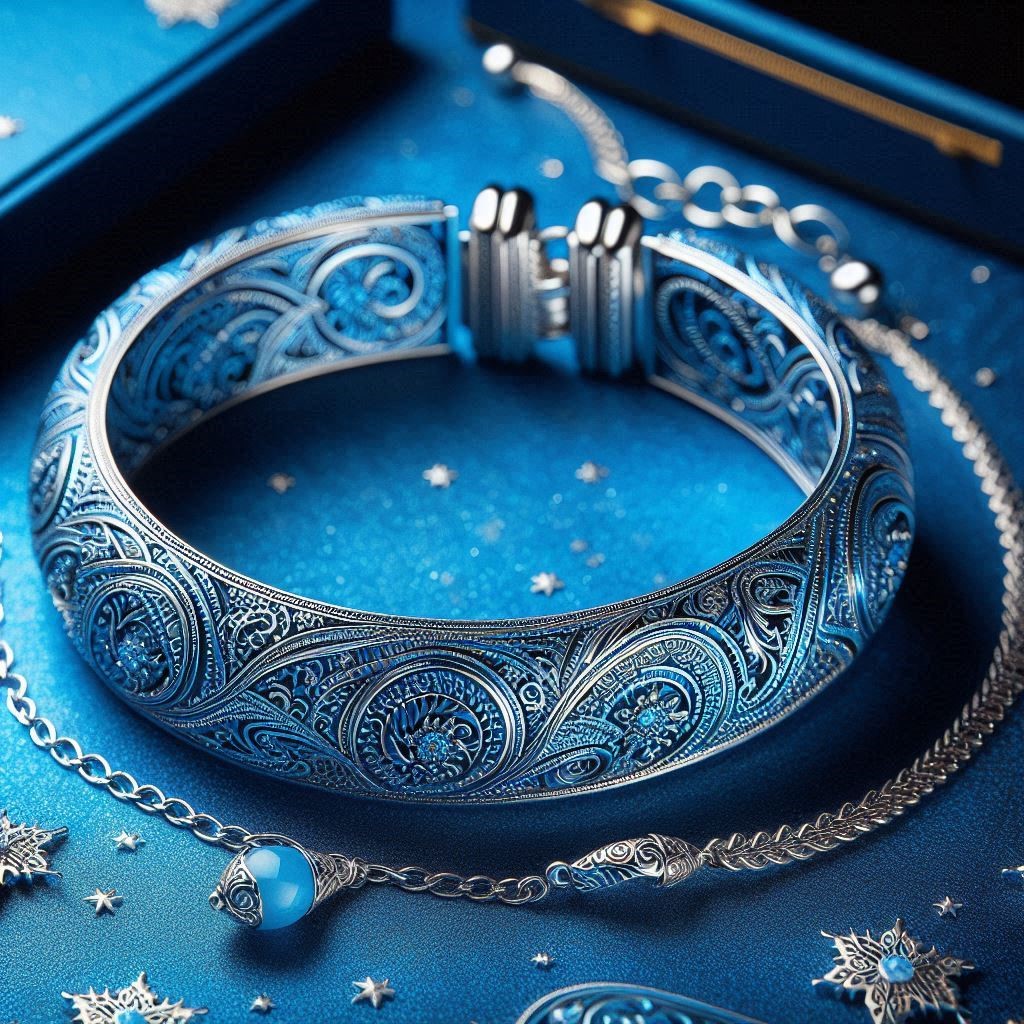 dannijo giulia bracelet blue