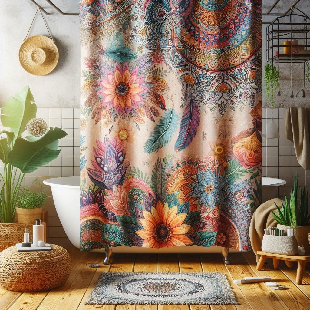 Boho Shower Curtains