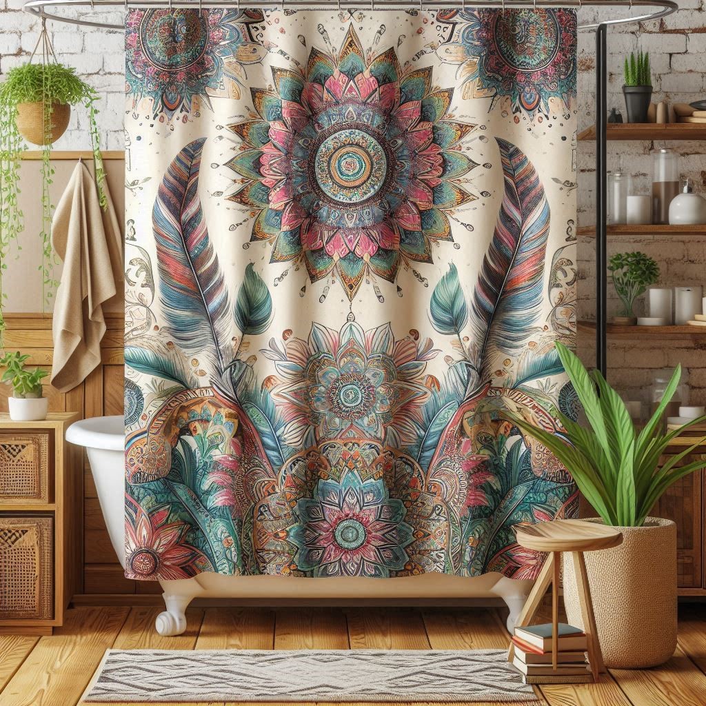 Boho Shower Curtains